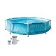 Piscina Intex 28208 Estructura Redonda 4485L +Filtro Playa