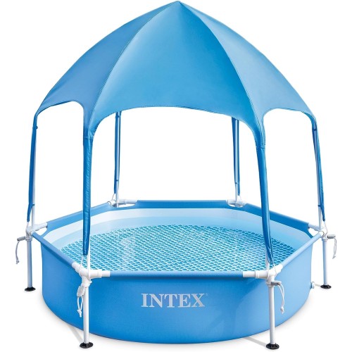 Piscina Intex 28209 Estructura Redonda Parasol UV 700L