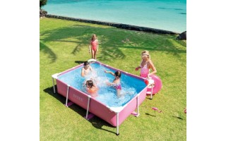 Piscina Intex 28266 Estructura Rectangular 1627L Rosado Piscina Intex 28266 Estructura Rectangular 1627L Rosado