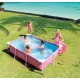 Piscina Intex 28266 Estructura Rectangular 1627L Rosado