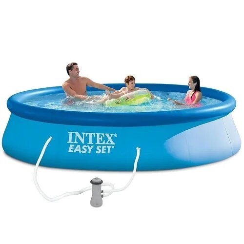 Piscina Intex 28132 Borde Inflable 5621L c/ Filtro