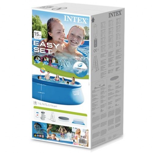 Piscina Intex 28168 Borde Inflable 14141L c/ Filtro