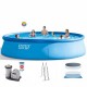 Piscina Intex 28176 Borde Inflable 20647L c/ Filtro