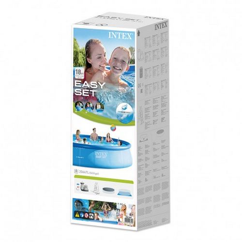 Piscina Intex 28176 Borde Inflable 20647L c/ Filtro