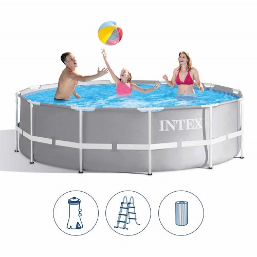 Piscina Intex 28712 Estructura Redonda 6503L con Filtro