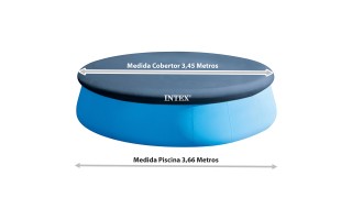 Cobertor Intex 28022 Piscinas Inflables Redondas 3,66m Cobertor Intex 28022 Piscinas Inflables Redondas 3,66m