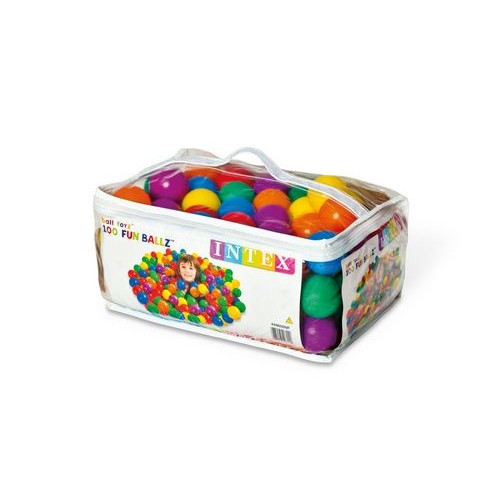 Pelotas Intex 49602 Multicolor 6,5cm x100u