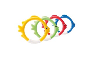 Juguetes Sumergibles para Buceo Intex 55507 Anillos 4u Juguetes Sumergibles para Buceo Intex 55507 Anillos 4u