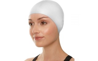 Gorro de Natación Intex AquaFlow Sport 55991 Blanco Gorro de Natación Intex AquaFlow Sport 55991 Blanco