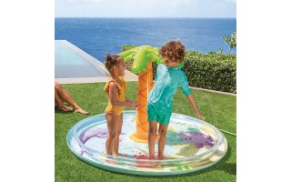 Piscina Infantil Intex Inflable 166L Isla con Palmera Piscina Infantil Intex Inflable 166L Isla con Palmera