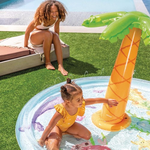 Piscina Infantil Intex Inflable 166L Isla con Palmera Piscina Infantil Intex Inflable 166L Isla con Palmera