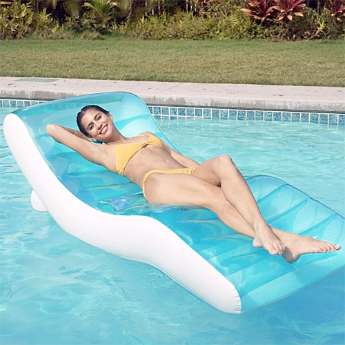 Reposera Inflable y Flotante Intex 56874 Piso o Piscina