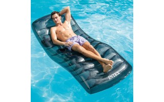 Reposera Inflable y Flotante Intex 56875 Piso o Piscina Gris Reposera Inflable y Flotante Intex 56875 Piso o Piscina Gris