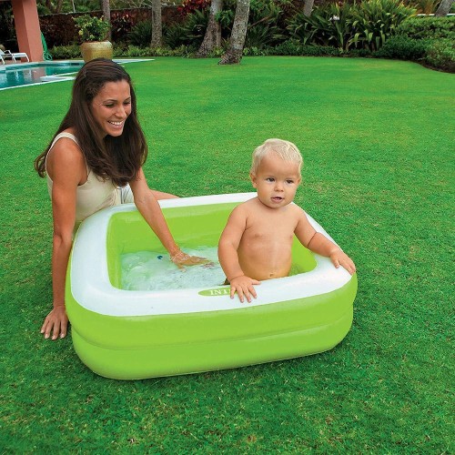 Piscina para Bebés Intex 57100-R Inflable 57L Verde