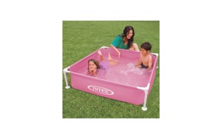 Piscina Intex 57172 Estructura Cuadrada 342L Rosado Piscina Intex 57172 Estructura Cuadrada 342L Rosado