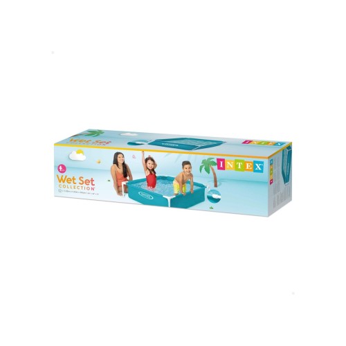 Piscina Intex 57173 Estructura Cuadrada 342L Azul