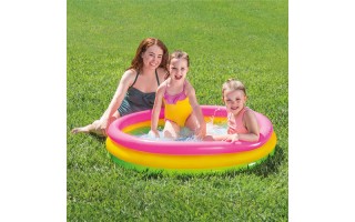 Piscina para Bebés Intex 57412 Inflable 131L Colores Piscina para Bebés Intex 57412 Inflable 131L Colores