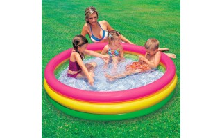 Piscina para Bebés Intex 57422 Inflable 275L Colores Piscina para Bebés Intex 57422 Inflable 275L Colores