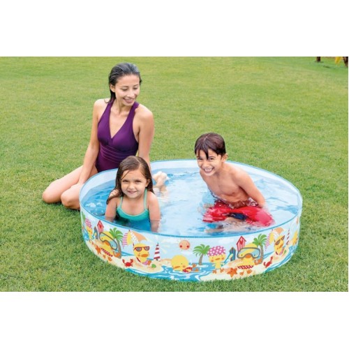 Piscina Infantil Intex 58477 Rígida Redonda 280L Patitos