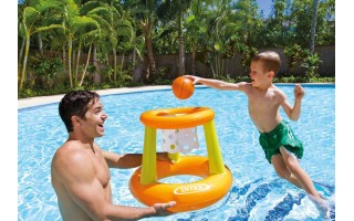 Canasta Inflable Flotante Intex 58504 con Pelota