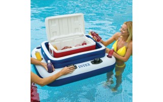 Conservadora Inflable Flotante Intex Mega Chill 58821  Conservadora Inflable Flotante Intex Mega Chill 58821