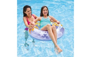 Flotador Inflable Intex 59256 Anillo 91cm con Asas Flotador Inflable Intex 59256 Anillo 91cm con Asas
