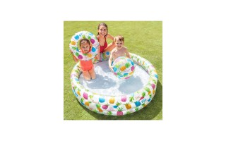 Piscina Infantil Intex 59469 Inflable 150L con Flotadores Piscina Infantil Intex 59469 Inflable 150L con Flotadores