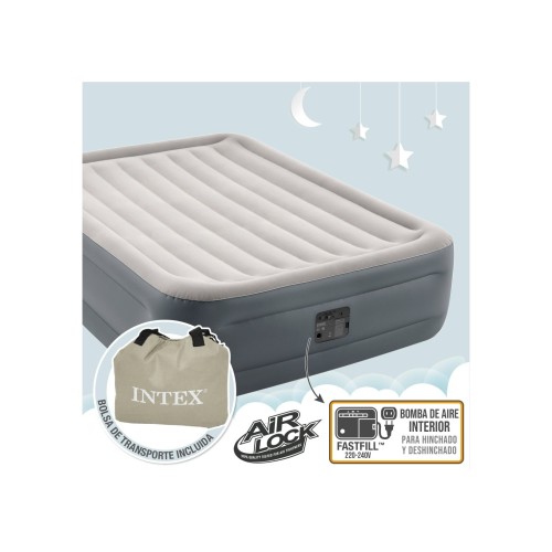 Cama Autoinflable Intex 64126 Dura-Beam 152x203x46cm