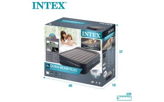Cama Autoinflable Intex 64136 Dura Beam 152x203x42cm Cama Autoinflable Intex 64136 Dura Beam 152x203x42cm