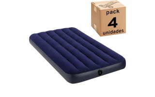 Colchon Inflable Intex 64757 Dura-Beam 99x191x25cm x4u Colchon Inflable Intex 64757 Dura-Beam 99x191x25cm x4u