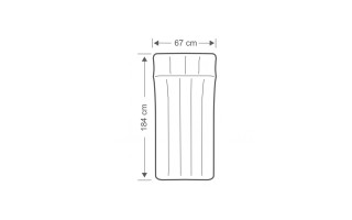 Colchon Inflable Intex Camping Mats 67997 67x184x17cm Colchon Inflable Intex Camping Mats 67997 67x184x17cm
