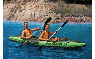 Bote Kayak Inflable Intex 68306 para 2 Personas Bote Kayak Inflable Intex 68306 para 2 Personas
