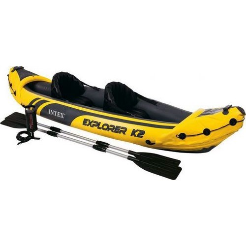 Bote Kayak Inflable Intex 68307 p/ 2 personas c/ remos