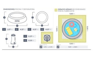 Piscina Intex 15FT 4.57m x 1.07m Easy Set + Filtro Piscina Intex 15FT 4.57m x 1.07m Easy Set + Filtro
