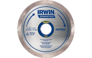 Disco de Corte Irwin 13891 Diamante Continuo 110mm Disco de Corte Irwin 13891 Diamante Continuo 110mm