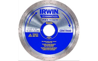 Disco de Corte Irwin IW2144 Diamante Continuo 110mm Disco de Corte Irwin IW2144 Diamante Continuo 110mm