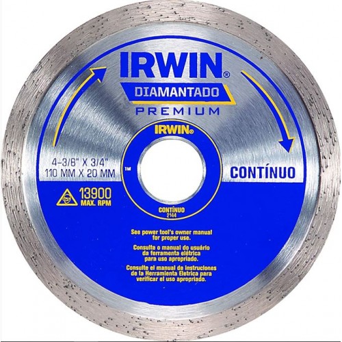 Disco de Corte Irwin IW2144 Diamante Continuo 110mm