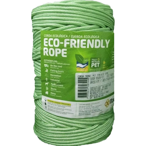 Cuerda Trenzada Itacorda PET 470kgf 8mm x 233m Verde