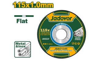 Disco de Corte Acero Inox Jadever JDAC1345 115mmx1mm x25u Disco de Corte Acero Inox Jadever JDAC1345 115mmx1mm x25u