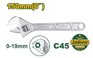 Llave Ajustable Jadever JDAW1106 6'' 15cm 0-19mm