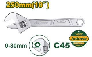 Llave Ajustable Jadever JDAW1110 10'' 25cm 0-30mm