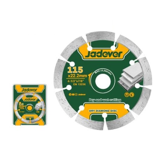 Disco de Corte Jadever JDDC1K02 Diamante Segmentado 115mm