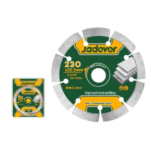 Disco de Corte Jadever JDDC1K05 Diamante Segmentado 230mm