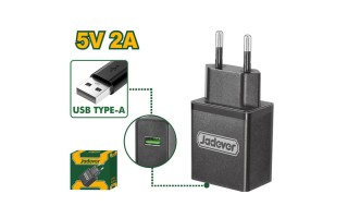Cargador de Baterías Jadever JDFCT552 USB 5V 2.0Ah Cargador de Baterías Jadever JDFCT552 USB 5V 2.0Ah