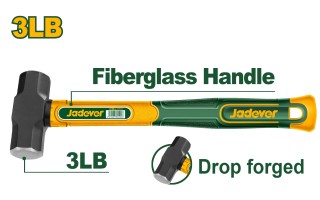 Mazo Jadever JDHM Octogonal 3lb 1,5kg mango Fibra Vidrio