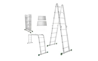 Escalera Multiuso Jadever JDLD7H44 Aluminio 16pel. 4,4m Escalera Multiuso Jadever JDLD7H44 Aluminio 16pel. 4,4m