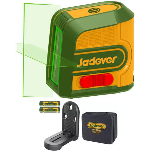 Nivel de Linea Láser Jadever 30m Verde Autonivelante