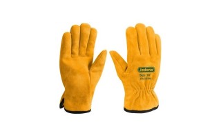 Guantes de Cuero para Soldar Jadever JDLG2100 G Guantes de Cuero para Soldar Jadever JDLG2100 G