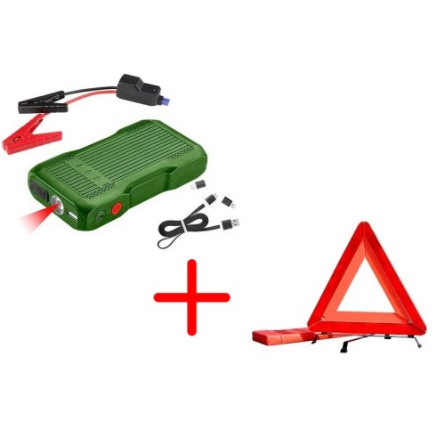 Cargador Arrancador Portátil Jadever JDLY1508 12V 400A + Baliza Reflectiva Cargador Arrancador Portátil Jadever JDLY1508 12V 400A + Baliza Reflectiva