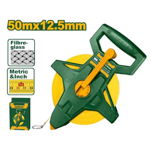 Cinta Métrica Jadever JDMT2550 Fibra de Vidrio 50m